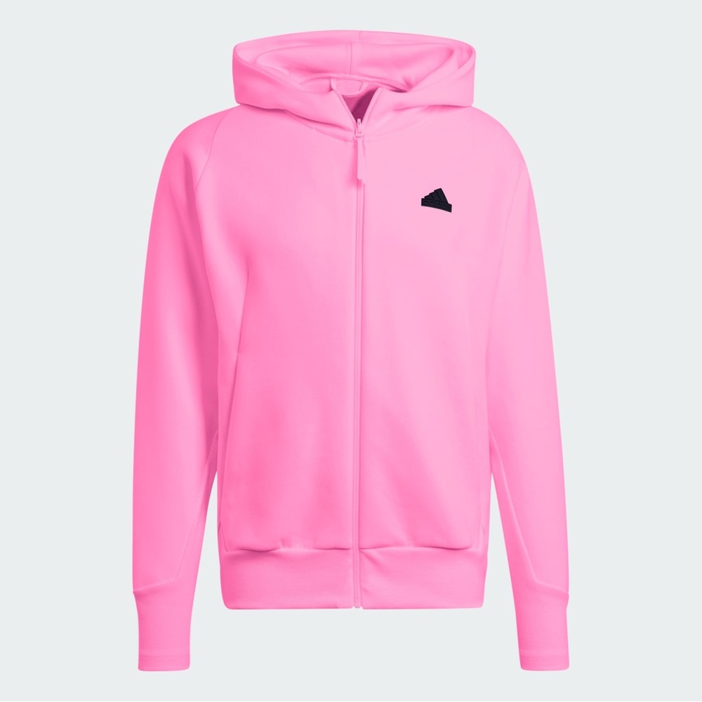 ADIDAS PINK Z.N.E. TRACK JACKET • FULL-ZIP • HOODED • SIZE XL • *NWT*